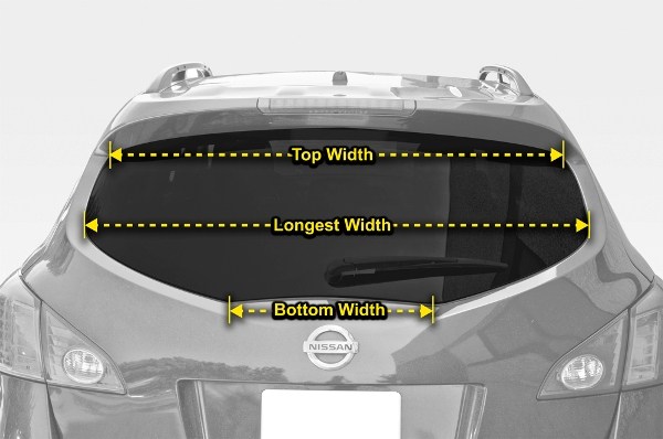 Car Decal Size Chart