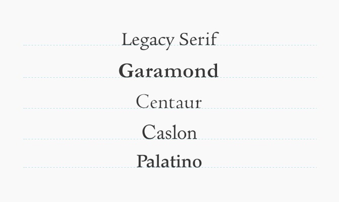 Old Style Examples