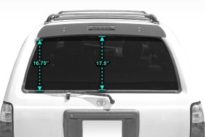 2001 Toyota 4Runner Window Heights