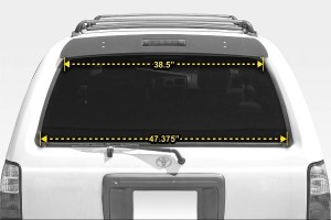 2001 Toyota 4Runner Window Widths