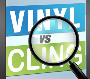 Vinyl Decal vs. Static Cling