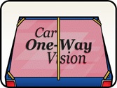 Install car one way vision step 2