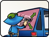 Install car one way vision step 6