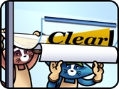 Install Clear Static Cling Inside Glass step 4