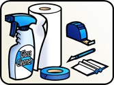 die-cut vinyl decal installation supplies