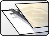 the layers of die-cut vinyl decal