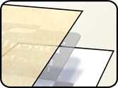 Etched Glass Frosted Background Inside Material Layers