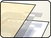 Etched Glass Frosted Background Material Layers