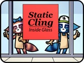 installed static cling